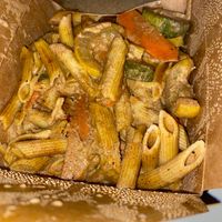Rasta Pasta at Desmond's Island Soul Grill in Virginia Beach