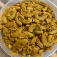 Vegan mac  at Desmond's Island Soul Grill in Virginia Beach