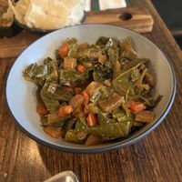 Side of Collards #Veganuary at Desmond's Island Soul Grill in Virginia Beach