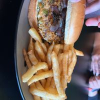 Crab cake sandwich   at Desmond's Island Soul Grill in Virginia Beach