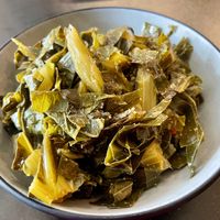 Collards  at Desmond's Island Soul Grill in Virginia Beach