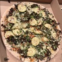 Vegan nkdtox Pizza
Kale, Rocket, Basil, Courgette, Brocolli, Vegan cheese  at NKD Pizza in Abu Dhabi