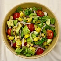 Pumpkin quinoa salad  at NKD Pizza in Abu Dhabi