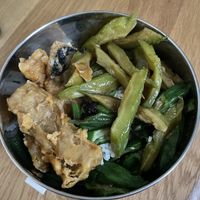 My lunch tingkat  at Guang Yuan 广缘 - Hougang in Northeast Singapore