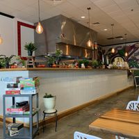 Clean interior   at Flourish Plant-Based Eatery in Evansville