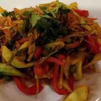 Chow Mein at Om in Montreal