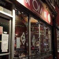 Outside at Om in Montreal