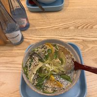 Miso with vegan mix gyoza   at Homei Gyoza in Bonn