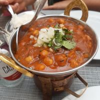 Chana masala at India Gate in Funchal