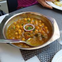 Dal, served w either white rice or vegan naan bread. at India Gate in Funchal