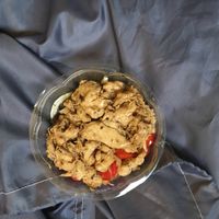 Vegan Chik'n salad at Freshy's in New York City