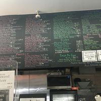 Wall menu at Freshy's in New York City
