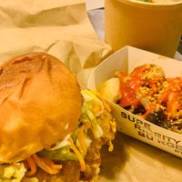 Pls order potato coconut soup too!  at Superiority Burger in Tokyo