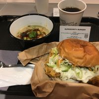 TFT with sweet potato soup at Superiority Burger in Tokyo