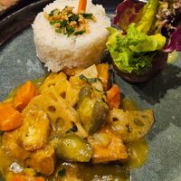 Curry vegan at Tung's Kitchen in Hanoi