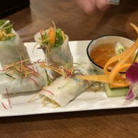 Fresh spring rolls  at Tung's Kitchen in Hanoi