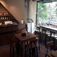 Outside at Tung's Kitchen in Hanoi