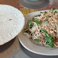 Banana flower salad and crispy flatbread? at Huong Tu Bi in Hoi An