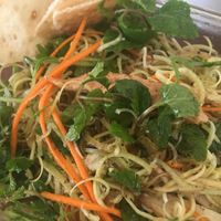 Banana flower salad  at Huong Tu Bi in Hoi An