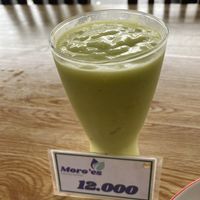 Avocado shake 66 cents  at Warung Jawa - Moro Seneng in Denpasar