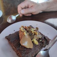 Vegan Brownie at Le' Kaat in Valladolid