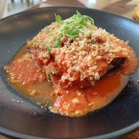 Lasagne at Le' Kaat in Valladolid