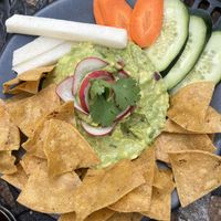 Guac and crudités   at Le' Kaat in Valladolid