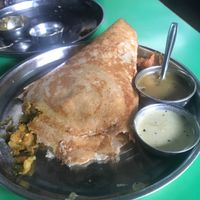 Dosa (half eaten 😂) at Amman Hotel in Dimapur