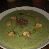 Avocado gazpacho  at Hacienda BLU Beach Lounge & Grill in Liberia