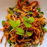 Vegan POKE at Hacienda BLU Beach Lounge & Grill in Liberia