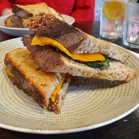 Cheddar sweet potato tosti's at De Gillende Keukenmeiden in Zwolle