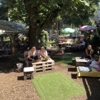 Cozy garden  at De Gillende Keukenmeiden in Zwolle