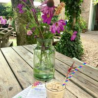 Nice place to sit and good ice coffee.  at De Gillende Keukenmeiden in Zwolle