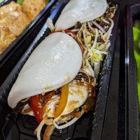Shiitake chill bao buns at Moshi in Dubai
