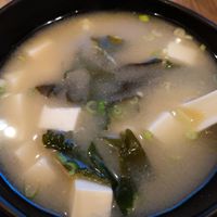 Miso soup at Moshi in Dubai