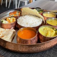 Vegan thali  at Thali by Coconut Lagoon in Ottawa