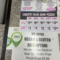 Daiya vegan cheese available  at Star Pizza in Fairfield