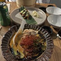 Black ramen and vegan sushi   at Shinmachi in Newtown