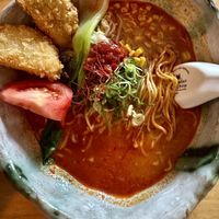 Vegan Curry Ramen  at Shinmachi in Newtown