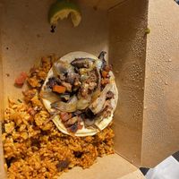 Street tacos ( I took the pic after I already had a couple of the tacos)   at The Fix in Kansas City