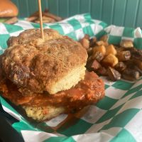 Buffalo chicken biscuit   at The Fix in Kansas City