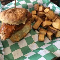 buffalo maple chicken biscuit  at The Fix in Kansas City