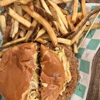 “Chick-n” Sammie (made in house)  at The Fix in Kansas City