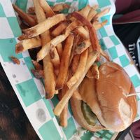 double cheeseburger at The Fix in Kansas City