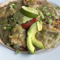 Vegan huevos rancheros   at Adam's Mountain Cafe in Manitou Springs