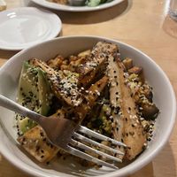 Buddha Bowl w/sesame tofu  at Adam's Mountain Cafe in Manitou Springs