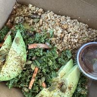 Vegan Tostada  at Adam's Mountain Cafe in Manitou Springs