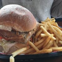 Tofu Burger at The Winston in Hobart