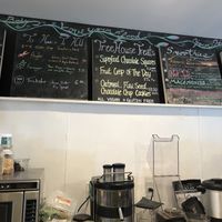Treats menu at Treehouse Cafe in Baltimore