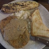 Seitan Fries Steak  at The Annex Crafthouse in Houston